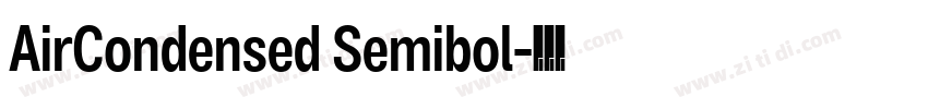 AirCondensed Semibol字体转换